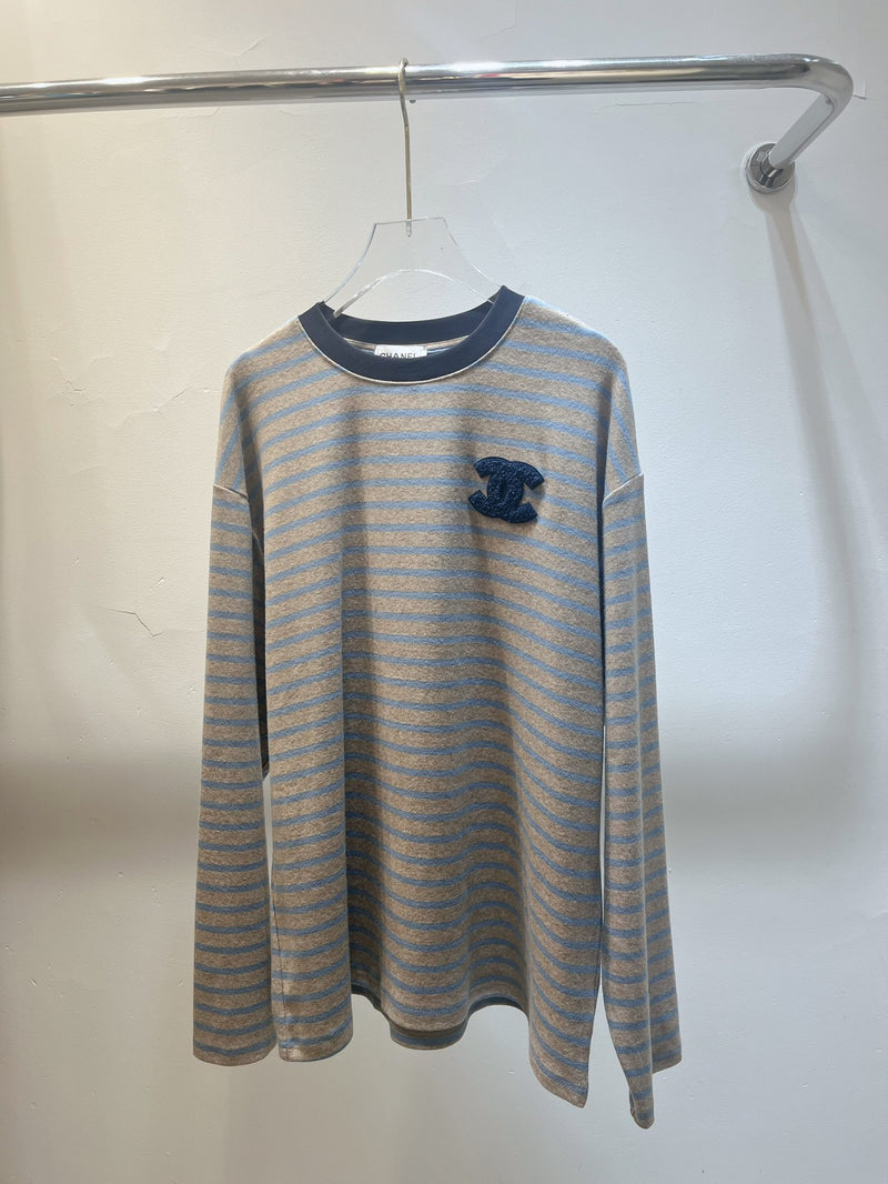 Striped long sleeve T-shirt 02431