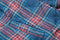 Winter diamond check double-sided wear down 02387