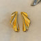 Leaf stud earrings 02567