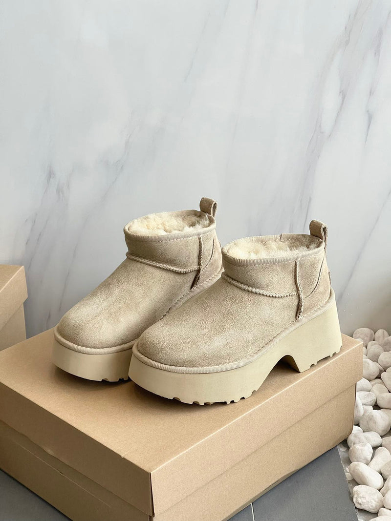 Warm and stylish platform snow boots 02680