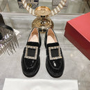 24 new new autumn and winter classic copper buckle and diamond buckle single shoes 09061