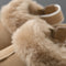 Heavy-soled wool slippers with straps  02439