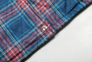 Winter diamond check double-sided wear down 02387