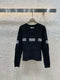 New patchwork crew neck pullover 02488