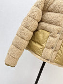 The latest classic imitation lamb feather down coat for autumn and winter 02138