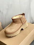 Warm and stylish platform snow boots 02680