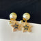 New double ball Pearl Star ✨ earrings 02722