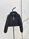 Autumn and winter the latest environmental protection wool collar clip cotton jacquard coat 02544