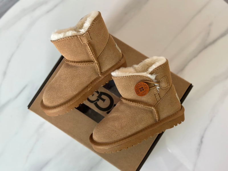 Suede children's snow boots 02485