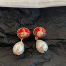 pearl earrings 02253