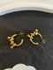 Very fairy, very beautiful two diamond twisted rope earrings 02529