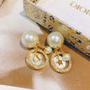 Size pearl shell earrings 02702