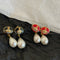 pearl earrings 02253