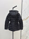 The latest classic hooded belted short down jacket 02132