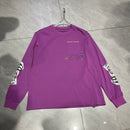 Purple turtleneck hoodie/pullover long sleeve/half skirt 02495