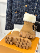 Classic autumn and winter platform snow boots simple ️ 02397