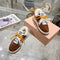 New patchwork color contrast sexy little white shoes 02523