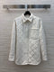 24 Autumn and winter new jacquard quilted jacket 02500