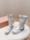 New fall and winter sports boots mid-calf high boots  02400