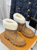 Classic autumn and winter platform snow boots simple ️ 02397