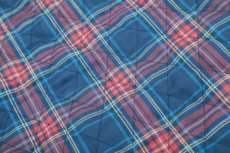 Winter diamond check double-sided wear down 02387