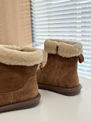 Curly boots with thin soles  02455