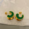 Cashew design earrings  02360