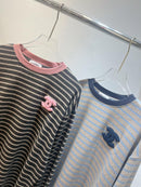 Striped long sleeve T-shirt 02431