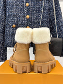 Classic autumn and winter platform snow boots simple ️ 02397