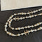 New diamond star pearl sweater chain 02700