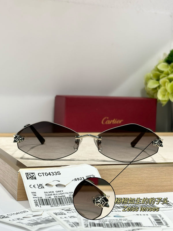 Two-tone sun glasses  02376