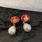 pearl earrings 02253