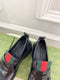 New autumn/winter classic striped ribbon loafers  02404