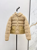 The latest classic imitation lamb feather down coat for autumn and winter 02138