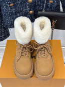 Classic autumn and winter platform snow boots simple ️ 02397